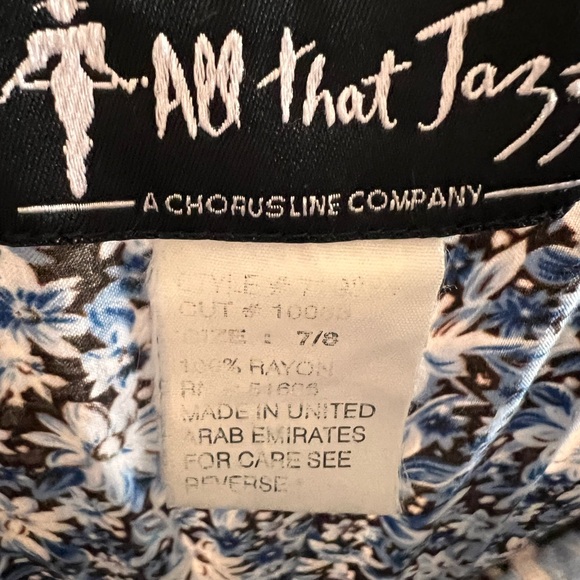 Vintage 90s All That Jazz Dress 8 Midi Cottage Coquette Sleeveless Floral Whims - Picture 5 of 5